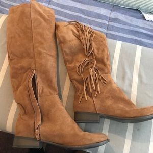 Tan Tassle boots